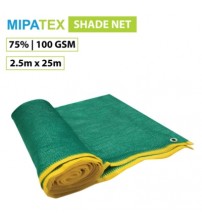 Mipatex 75% Green Shade Net 2.5m x 25m